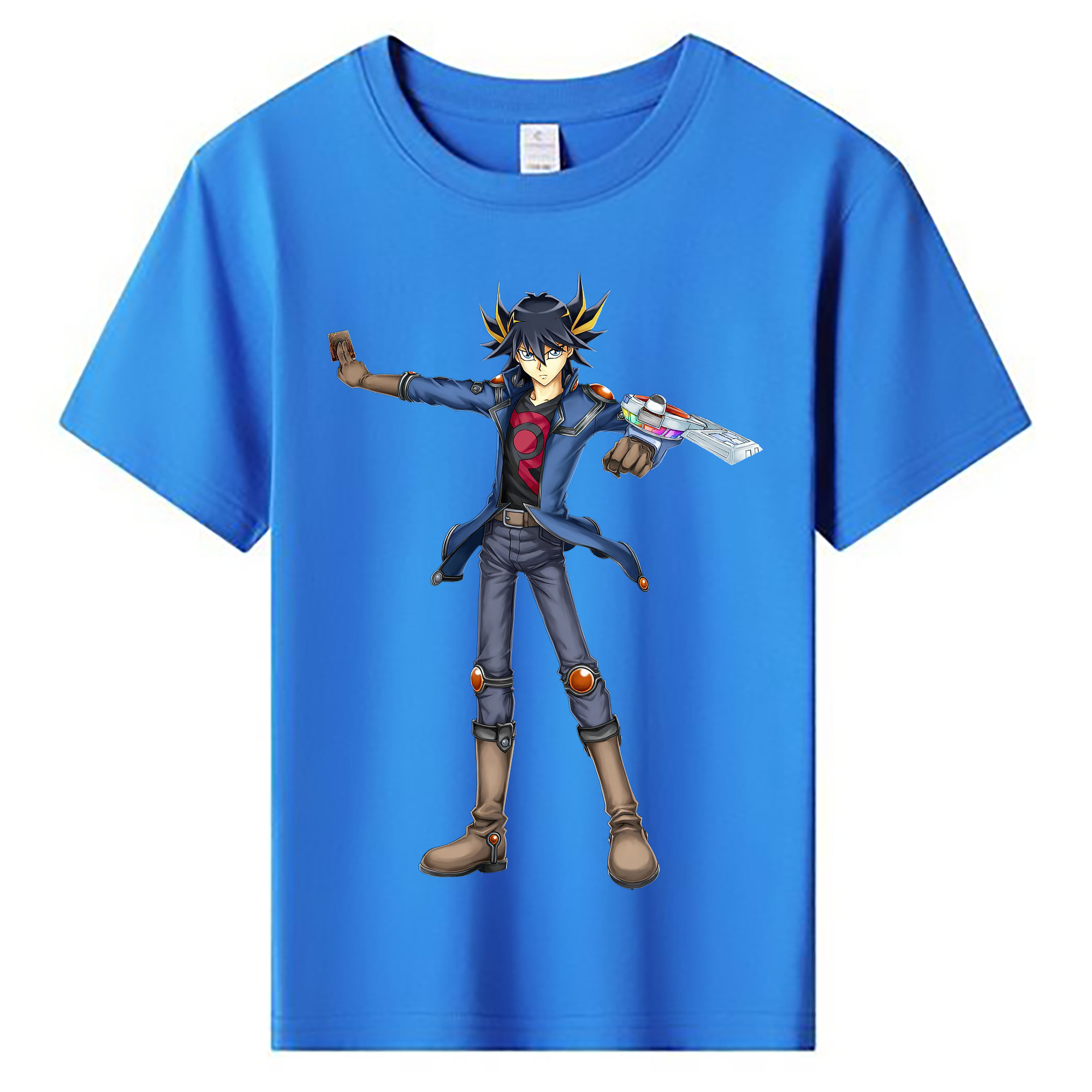 （画像用） 遊☆戯☆王 Yu-Gi-Oh! 綿100％キッズTシャツ（フロントプリント）